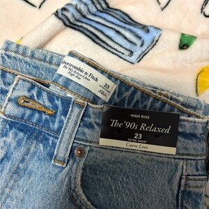 Abercrombie & Fitch Light Blue High Rise Jeans